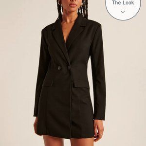 Abercrombie & Fitch Black Blazer Mini Dress